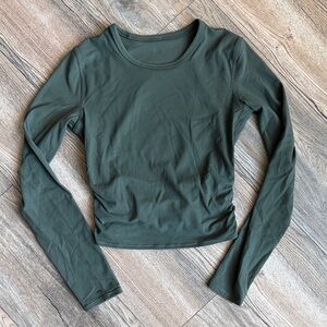 Lululemon All It Takes Back-Twist Ribbed Long-Sleeve Shirt